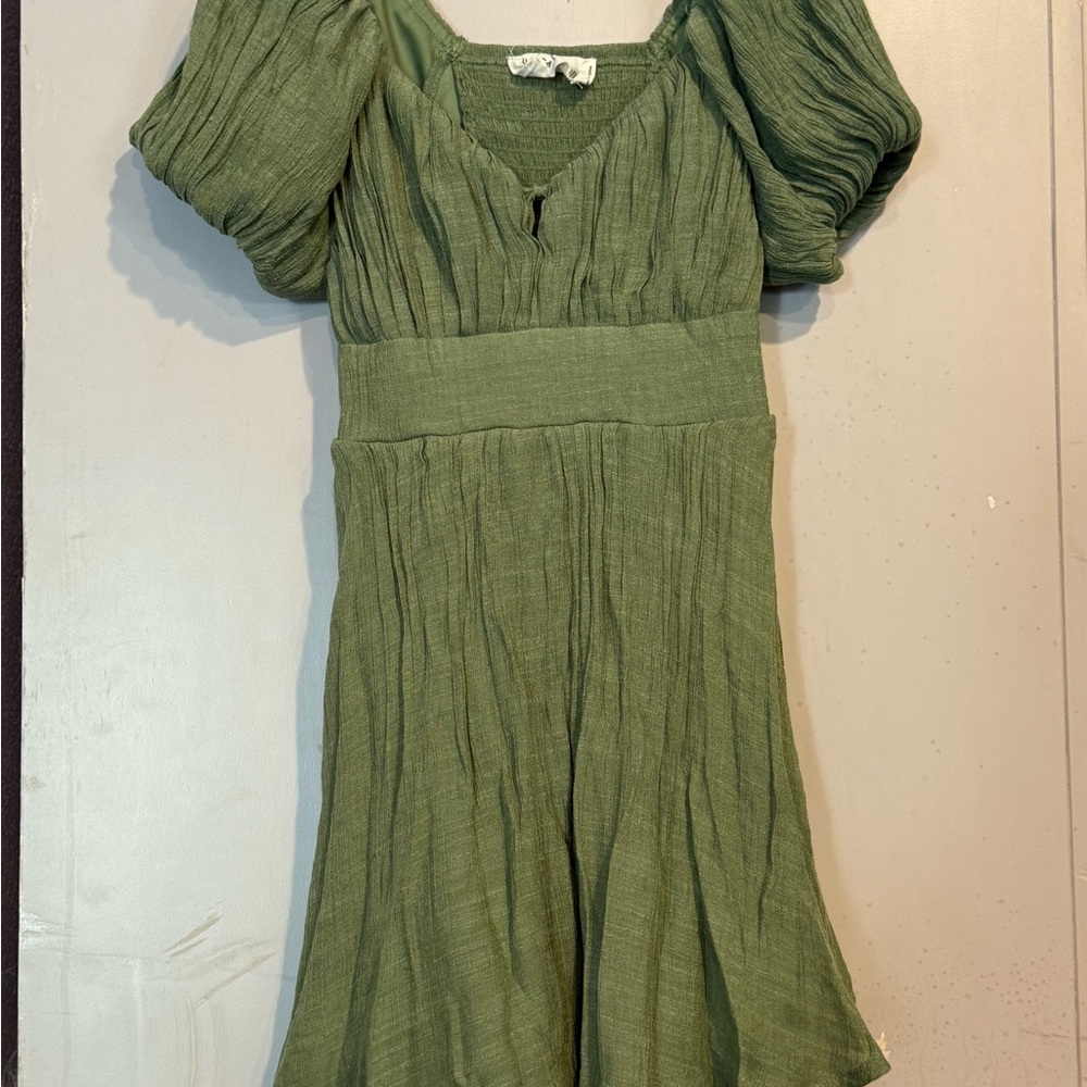 Simple Green Dress